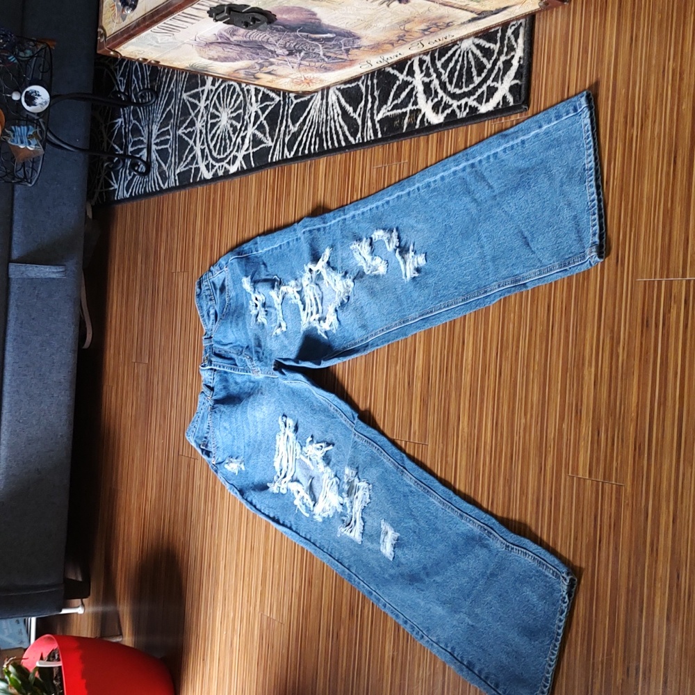 Mom's ripped jeans